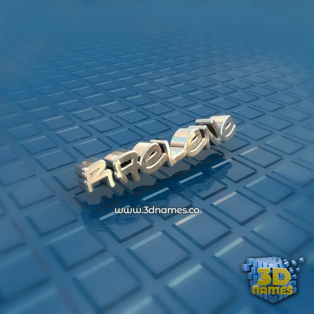 raelene in Blue Bling style - 3D name wallpaper