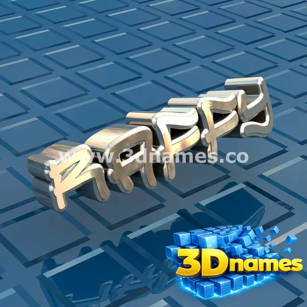 raffy in Blue Bling style - 3D name wallpaper