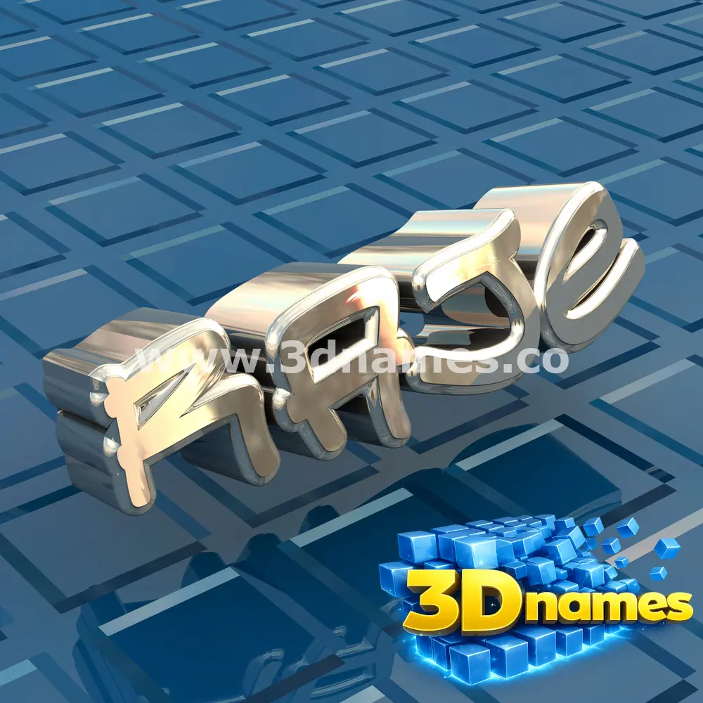 raje in Blue Bling style - 3D name wallpaper