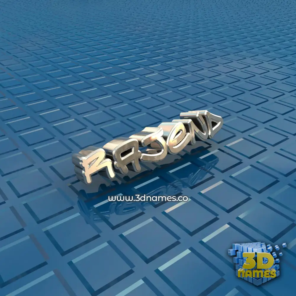 rajend in Blue Bling style - 3D name wallpaper