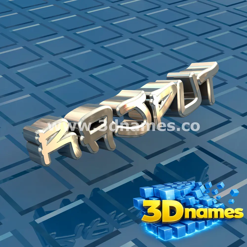 rajput in Blue Bling style - 3D name wallpaper