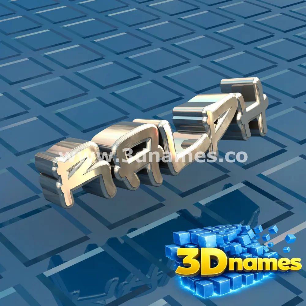 ralph in Blue Bling style - 3D name wallpaper