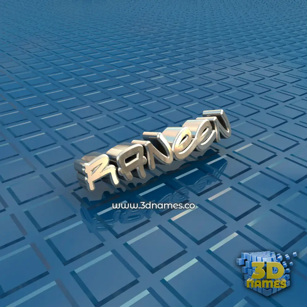 raneen in Blue Bling style - 3D name wallpaper
