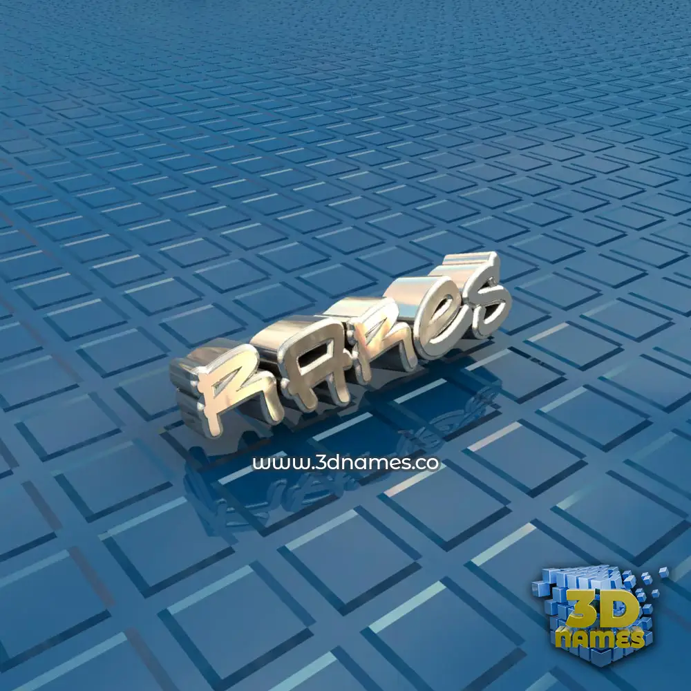 rares in Blue Bling style - 3D name wallpaper