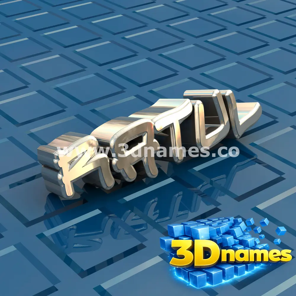 ratul in Blue Bling style - 3D name wallpaper