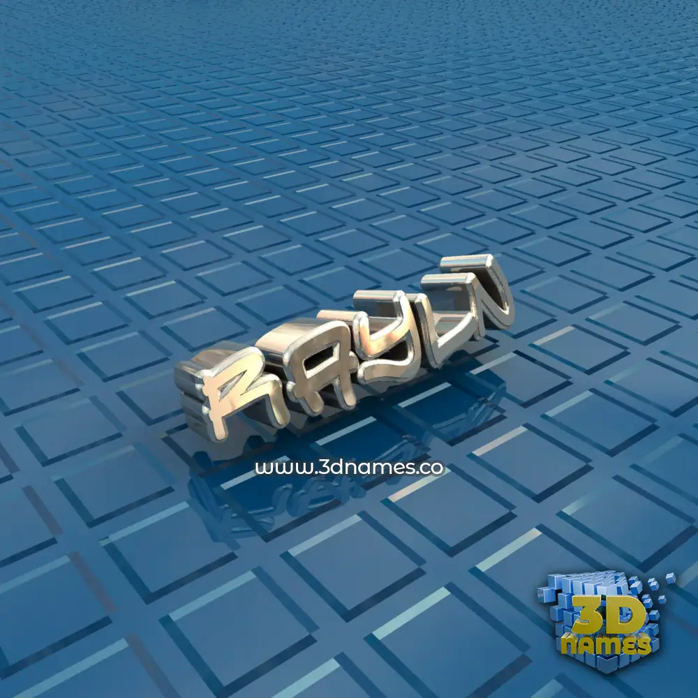 rayln in Blue Bling style - 3D name wallpaper