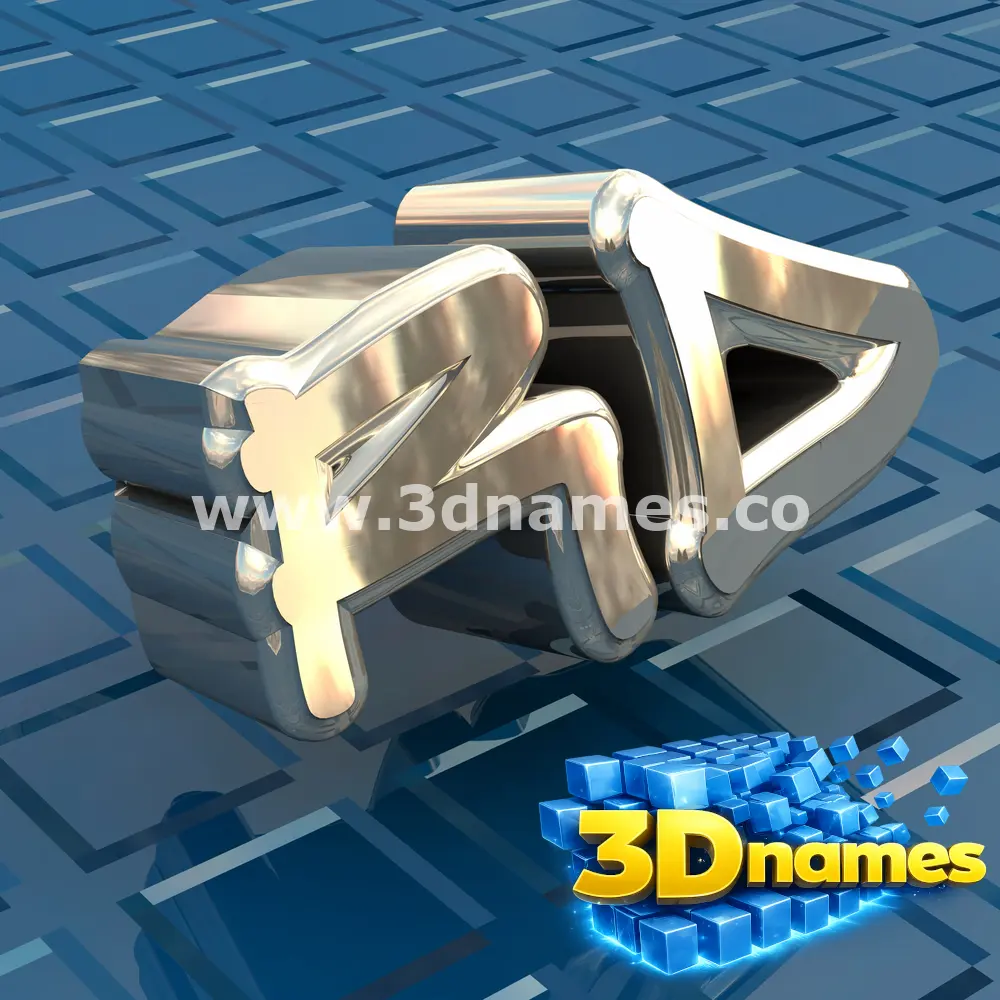 rd in Blue Bling style - 3D name wallpaper