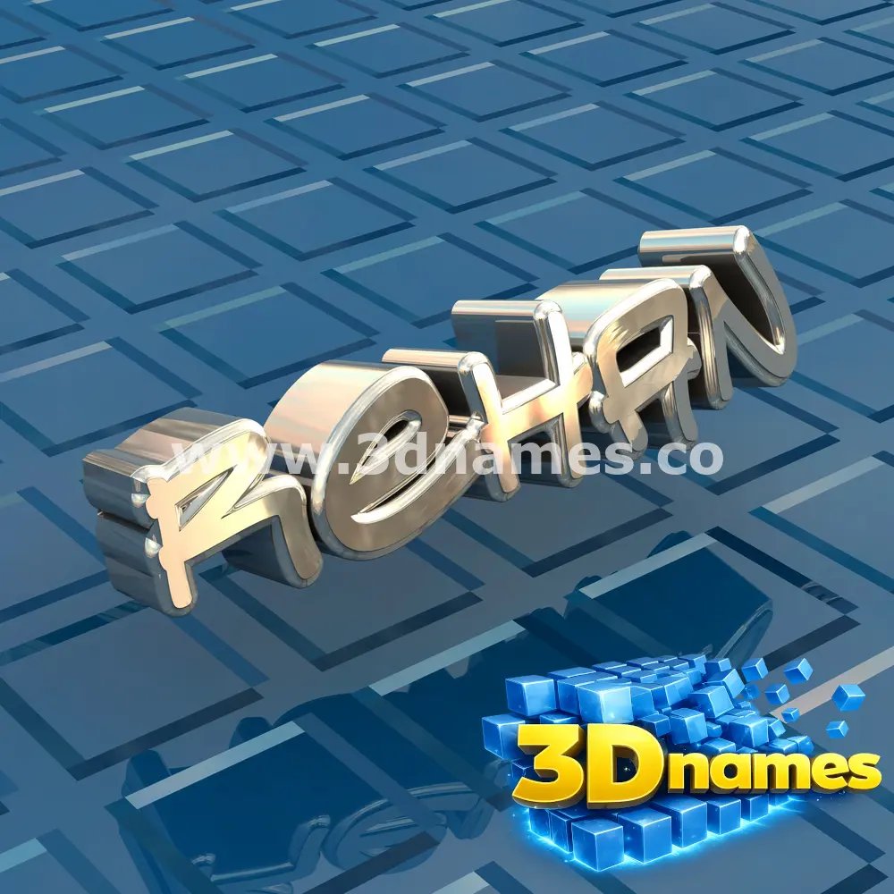 rehan in Blue Bling style - 3D name wallpaper