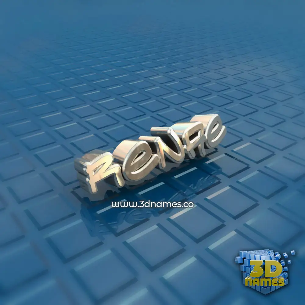 renae in Blue Bling style - 3D name wallpaper