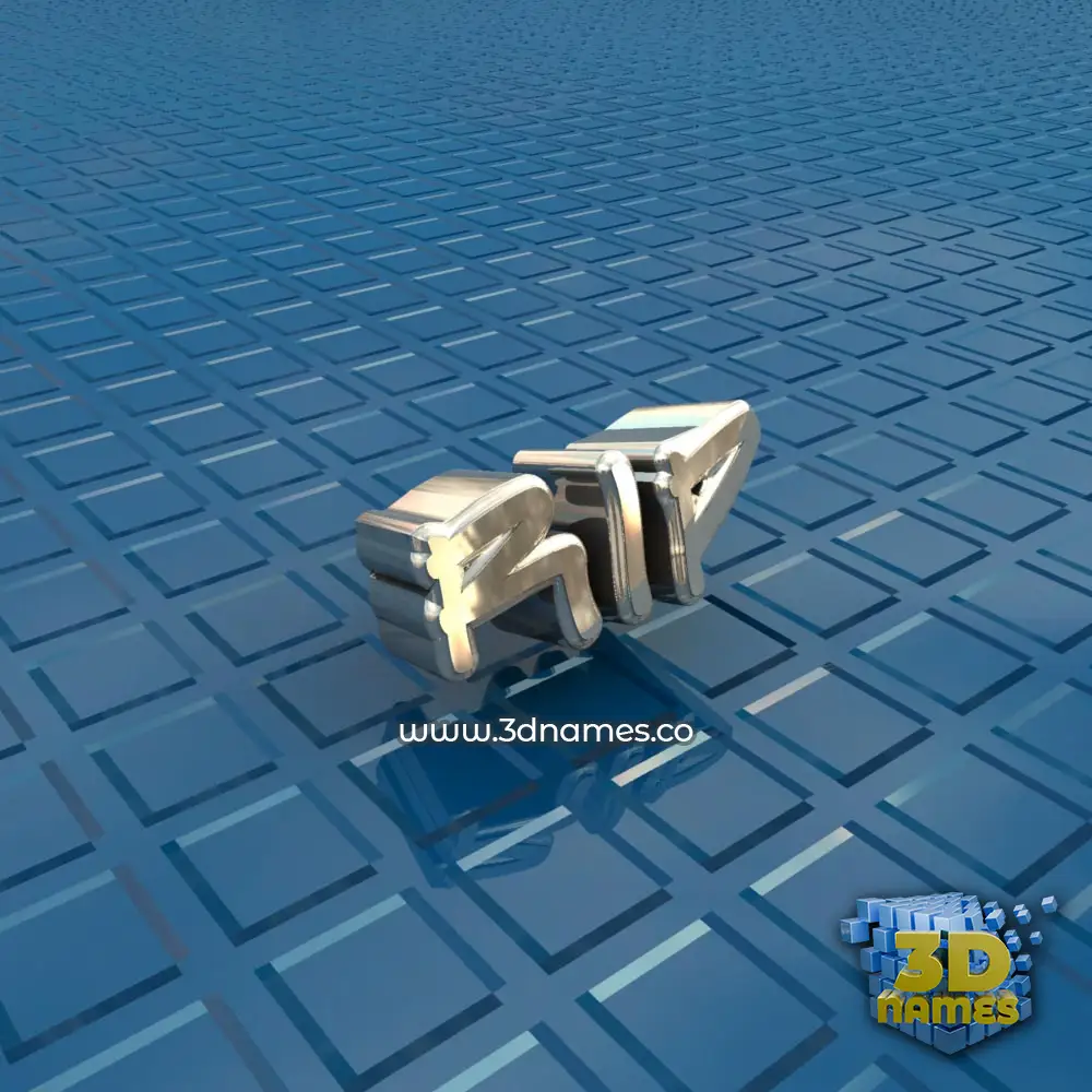 rip in Blue Bling style - 3D name wallpaper