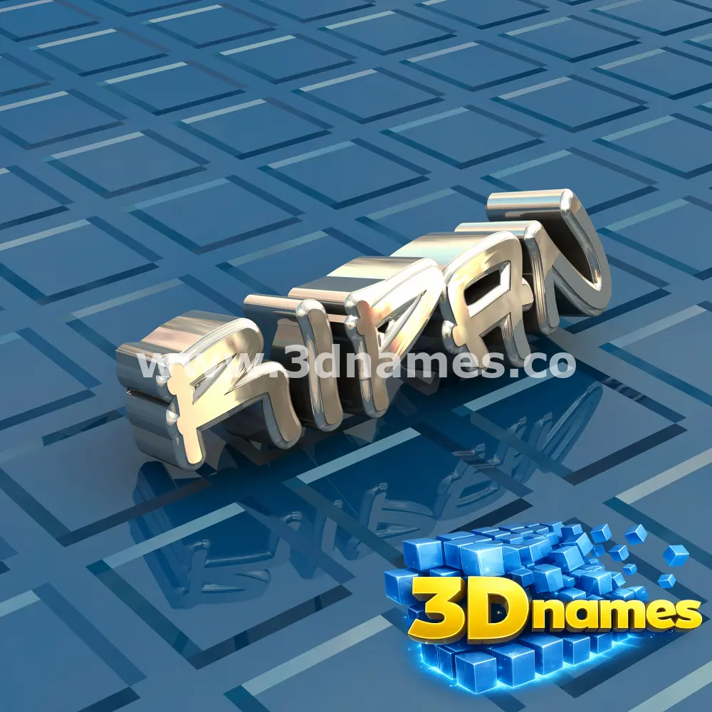 ripan in Blue Bling style - 3D name wallpaper