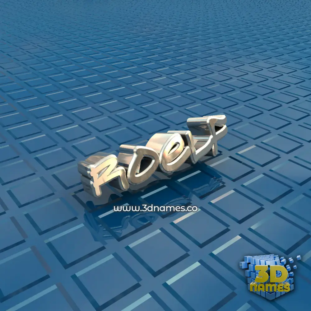 roelf in Blue Bling style - 3D name wallpaper