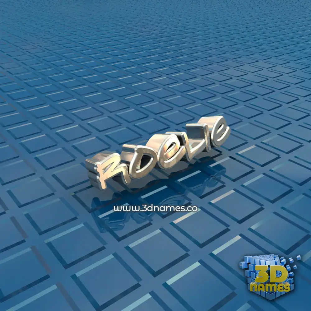 roelie in Blue Bling style - 3D name wallpaper