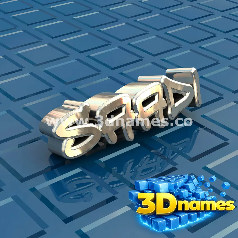 saadi in Blue Bling style - 3D name wallpaper