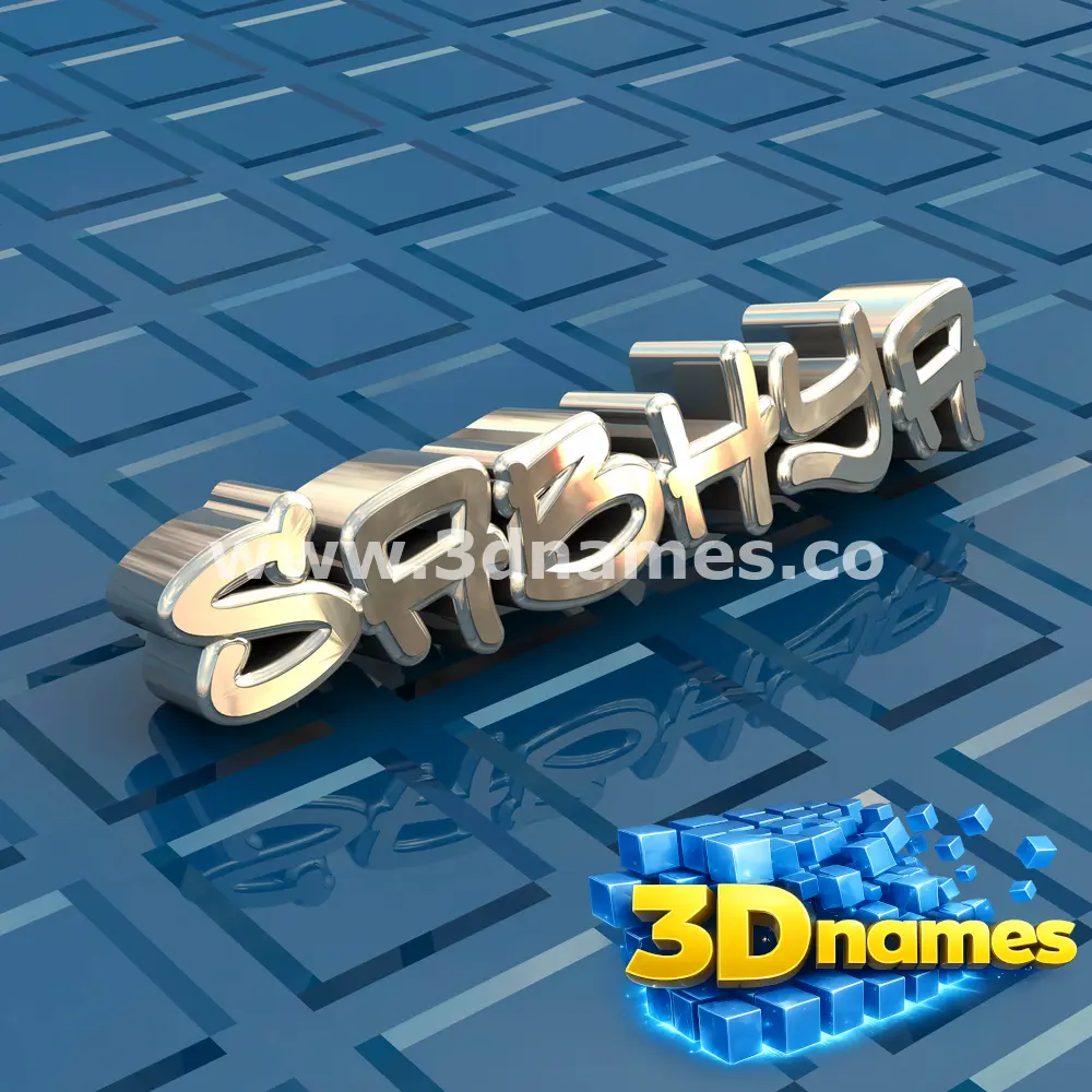 sabhya in Blue Bling style - 3D name wallpaper