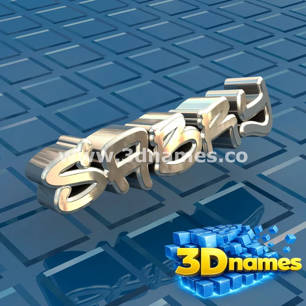 sabry in Blue Bling style - 3D name wallpaper