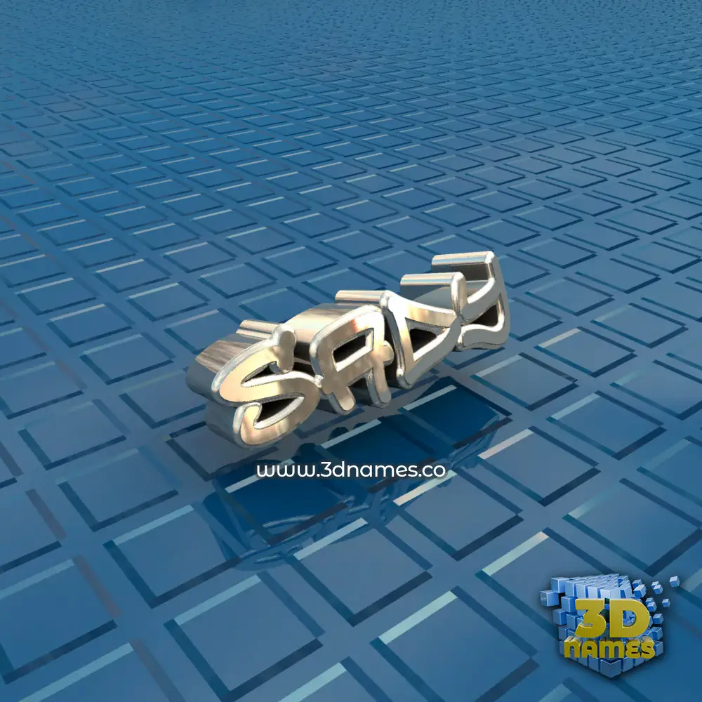 sady in Blue Bling style - 3D name wallpaper