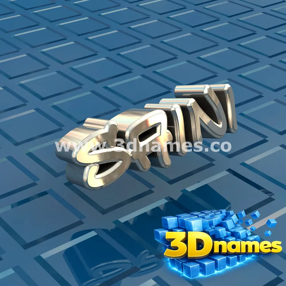saini in Blue Bling style - 3D name wallpaper