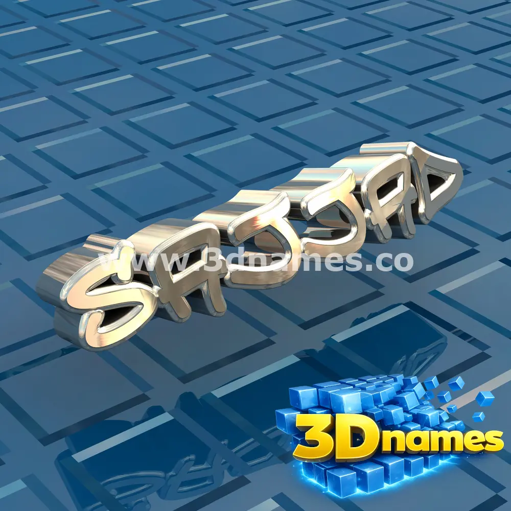 sajjad in Blue Bling style - 3D name wallpaper