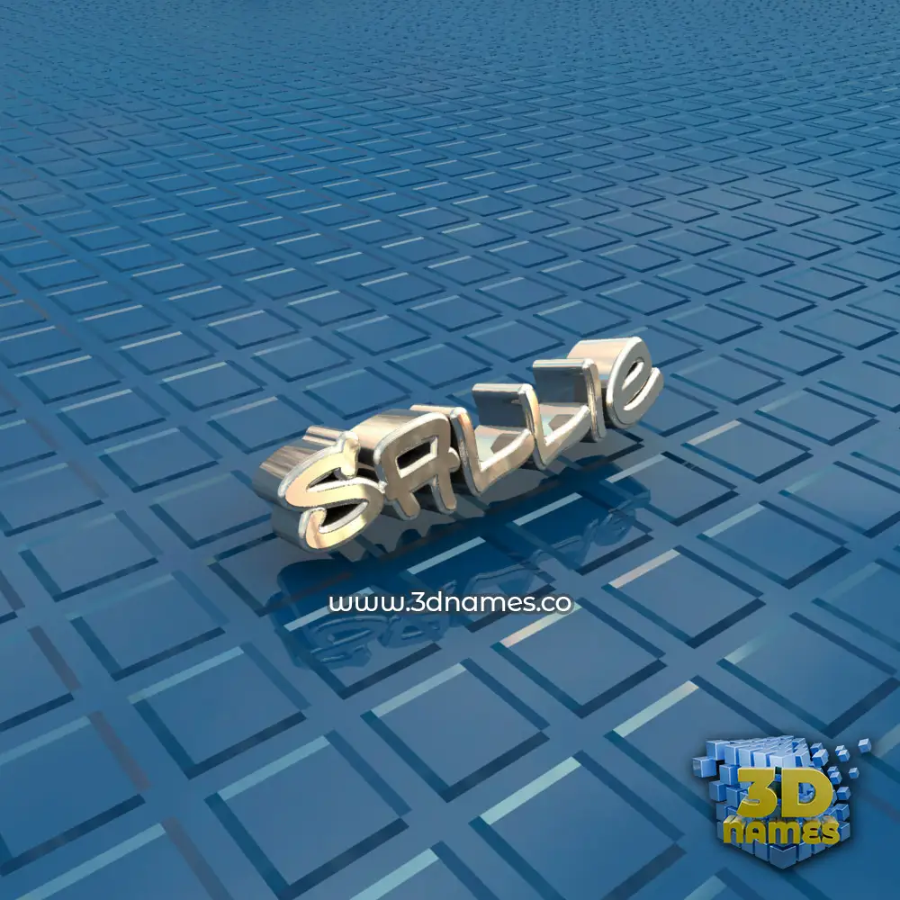 sallie in Blue Bling style - 3D name wallpaper