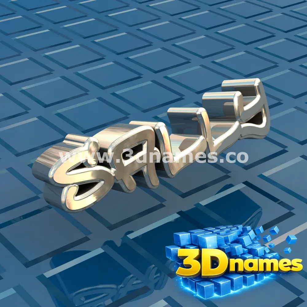 sally in Blue Bling style - 3D name wallpaper