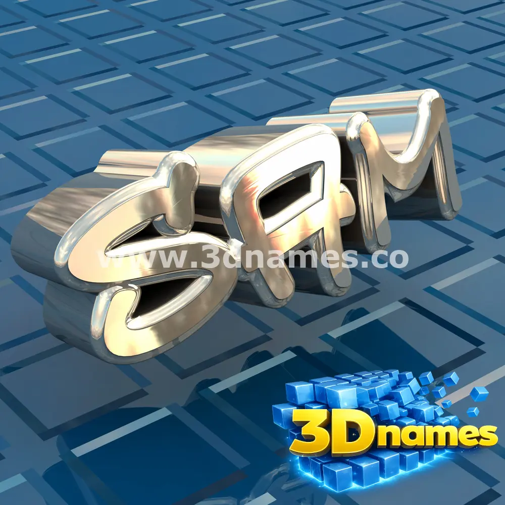 sam in Blue Bling style - 3D name wallpaper