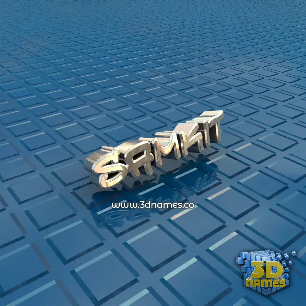 samkit in Blue Bling style - 3D name wallpaper