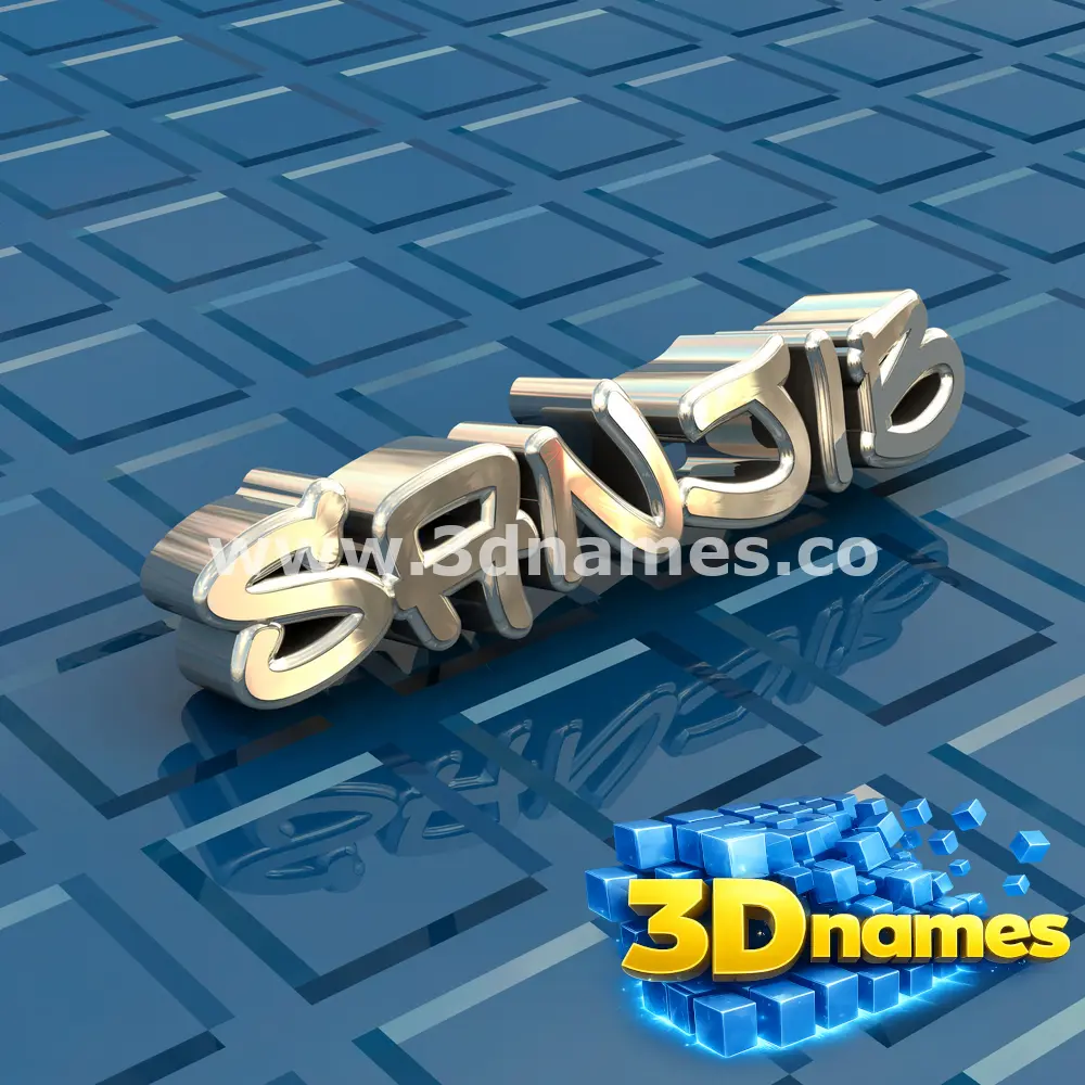 sanjib in Blue Bling style - 3D name wallpaper