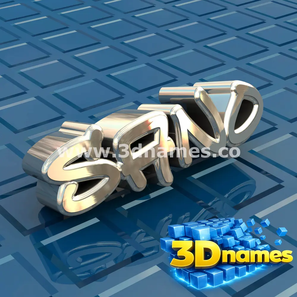 sano in Blue Bling style - 3D name wallpaper