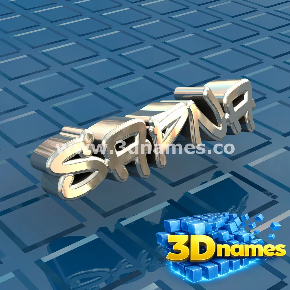 sapna in Blue Bling style - 3D name wallpaper