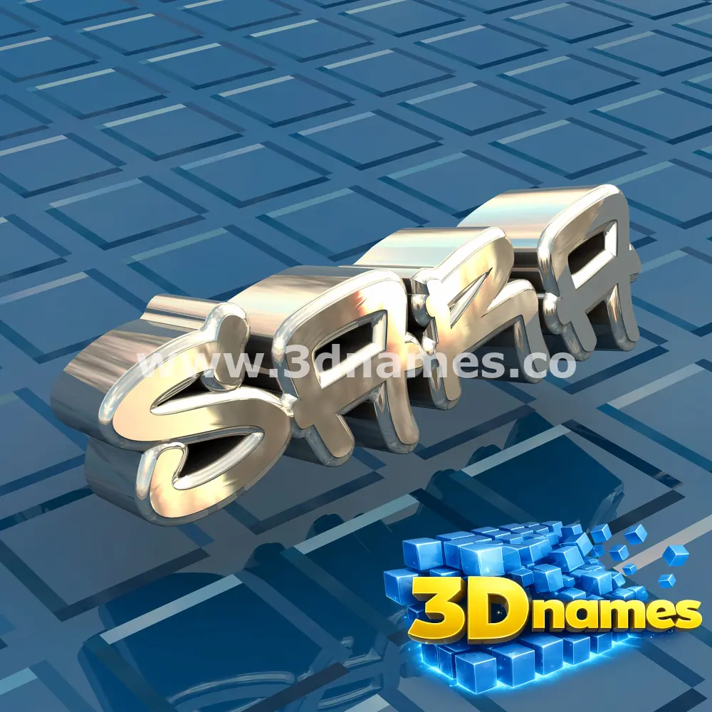 sara in Blue Bling style - 3D name wallpaper