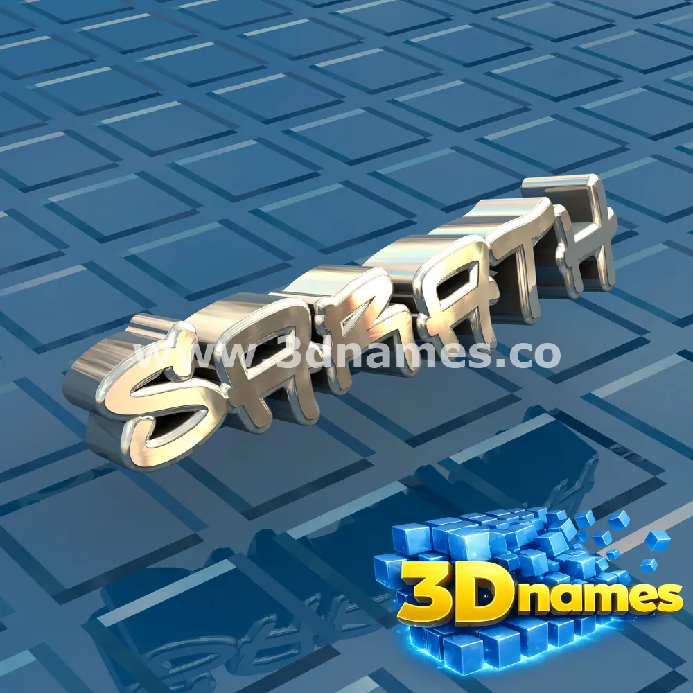 sarath in Blue Bling style - 3D name wallpaper