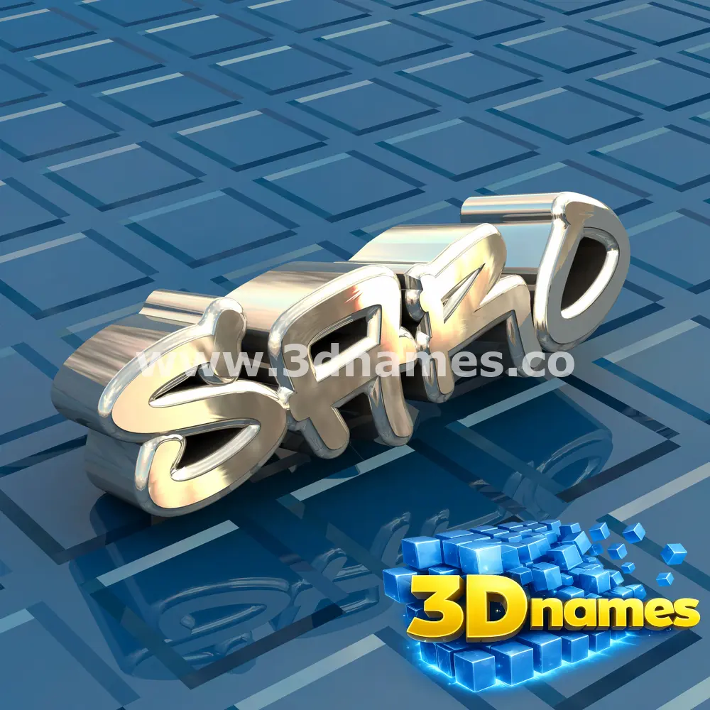 saro in Blue Bling style - 3D name wallpaper