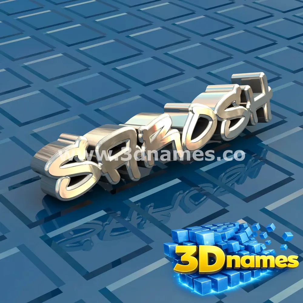 sarosh in Blue Bling style - 3D name wallpaper