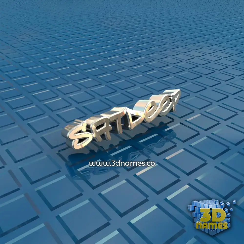 satdeep in Blue Bling style - 3D name wallpaper
