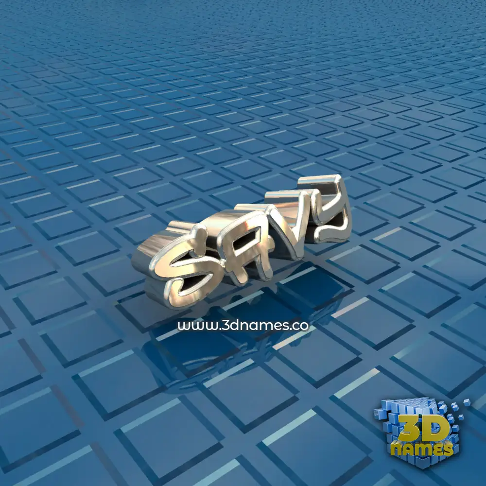 savy in Blue Bling style - 3D name wallpaper