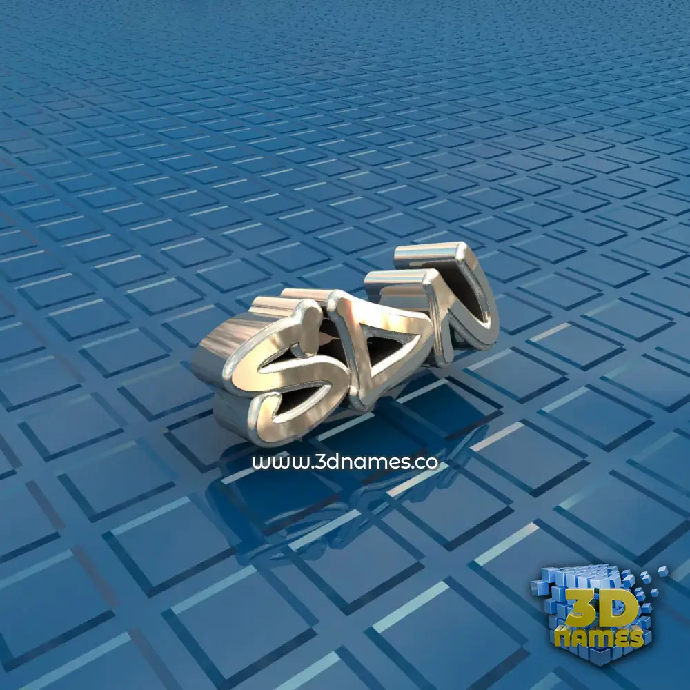 sdn in Blue Bling style - 3D name wallpaper