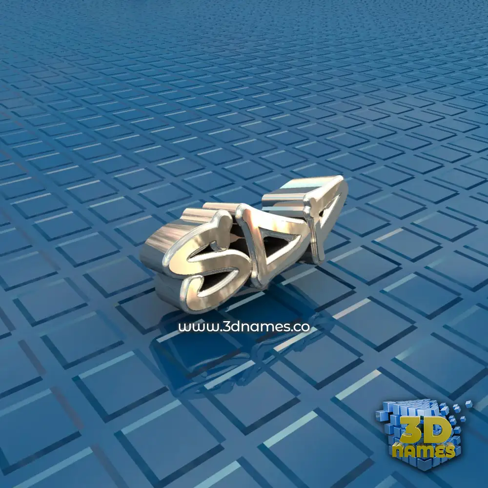sdp in Blue Bling style - 3D name wallpaper