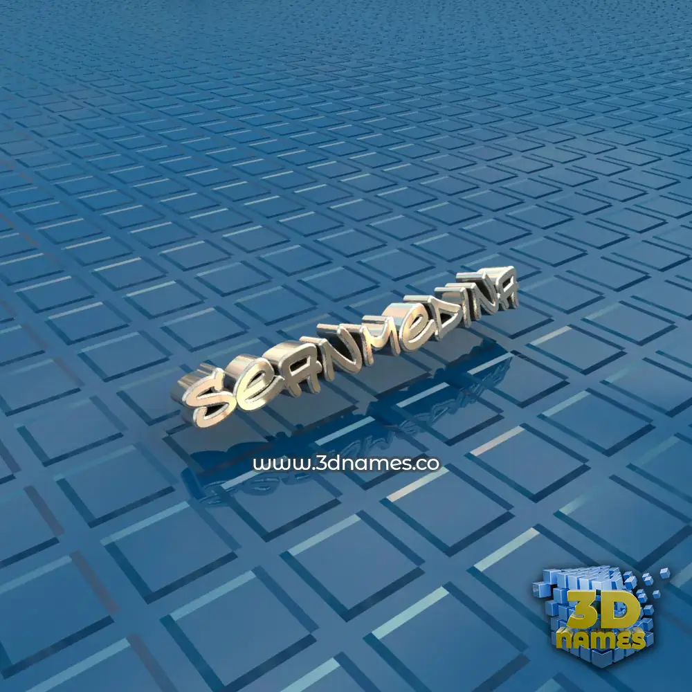 seanmedina in Blue Bling style - 3D name wallpaper