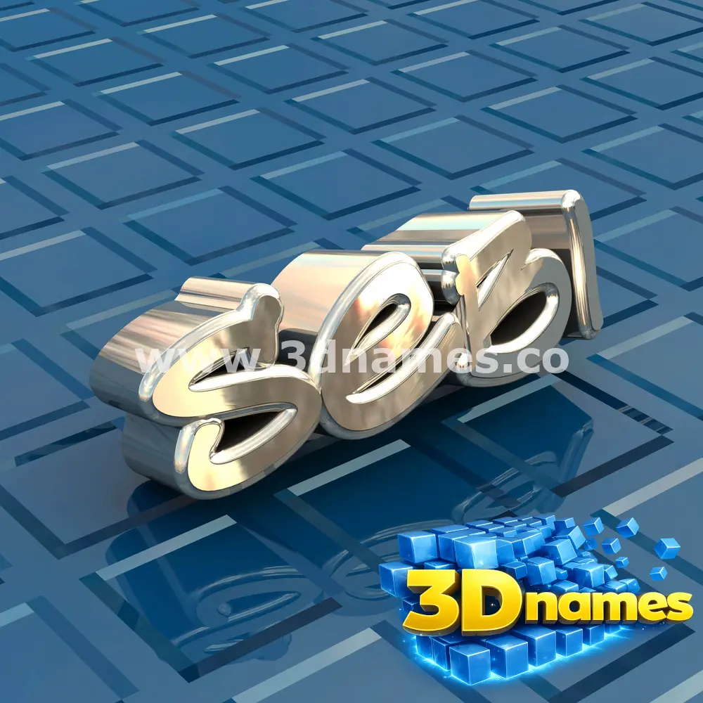 sebi in Blue Bling style - 3D name wallpaper