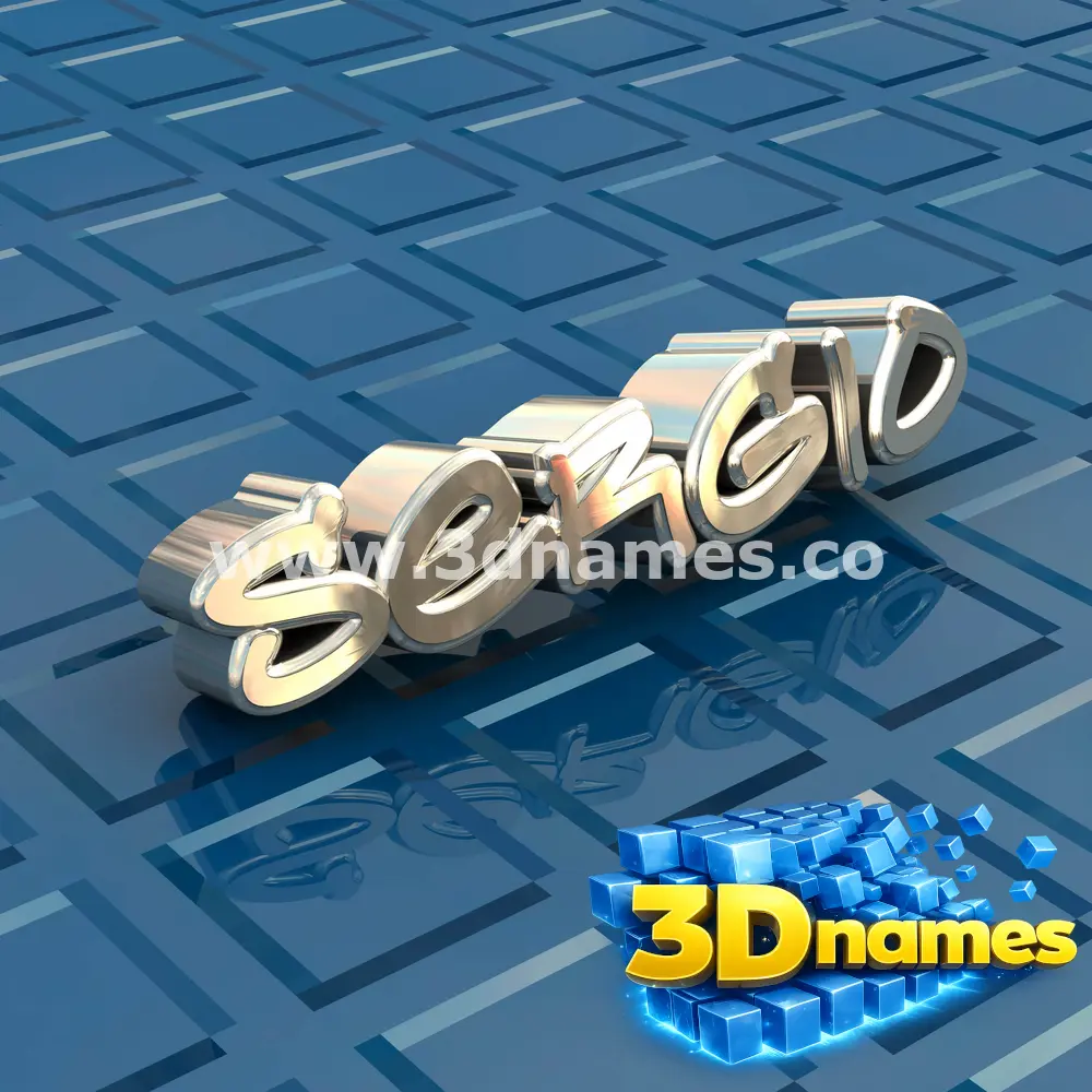 sergio in Blue Bling style - 3D name wallpaper