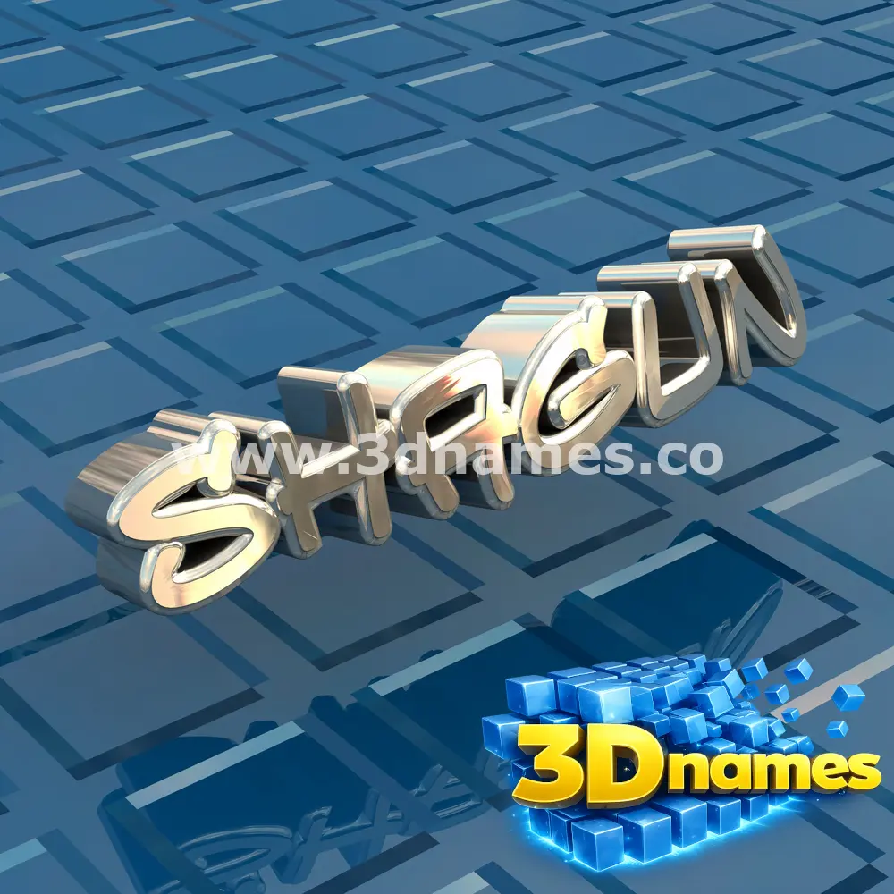 shagun in Blue Bling style - 3D name wallpaper