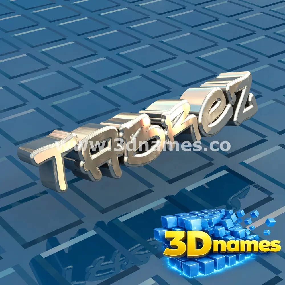 tabrez in Blue Bling style - 3D name wallpaper