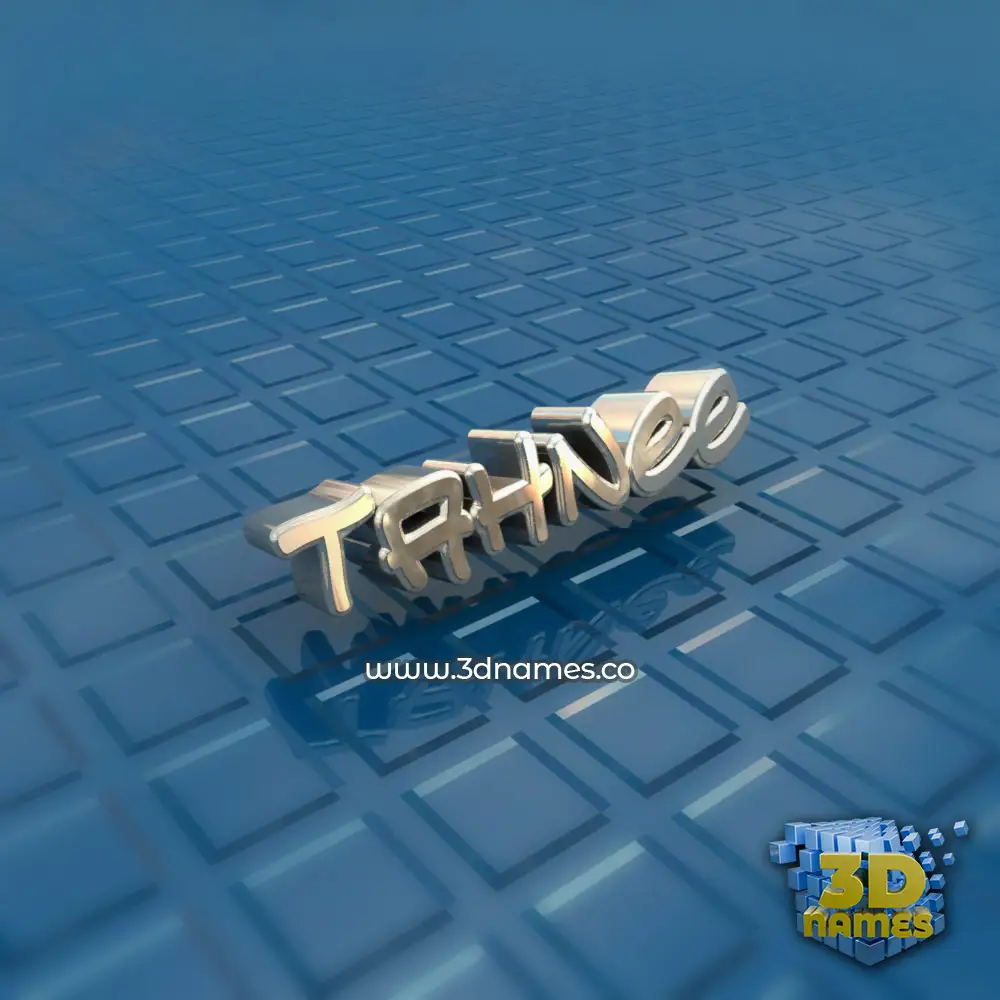 tahnee in Blue Bling style - 3D name wallpaper