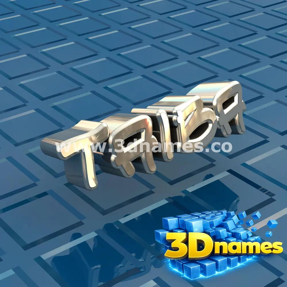 taiba in Blue Bling style - 3D name wallpaper