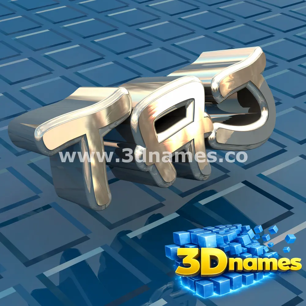 taj in Blue Bling style - 3D name wallpaper
