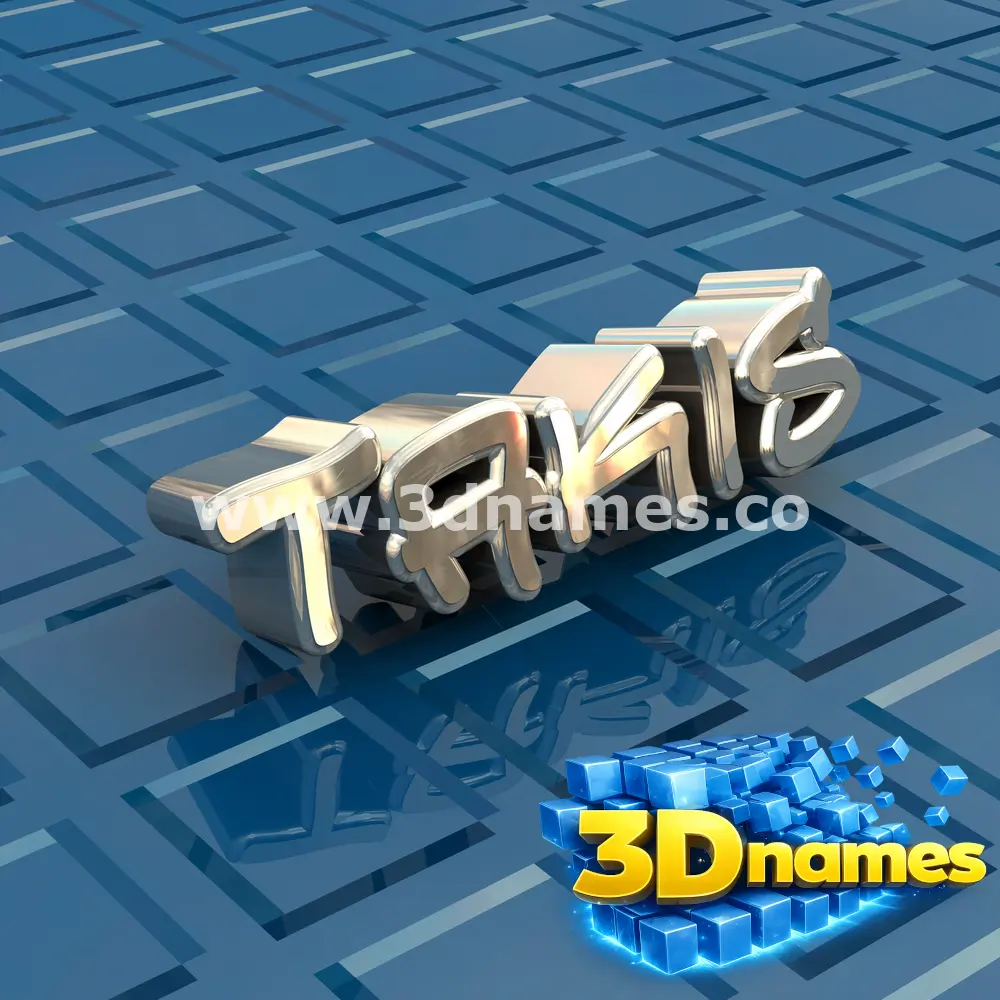 takis in Blue Bling style - 3D name wallpaper