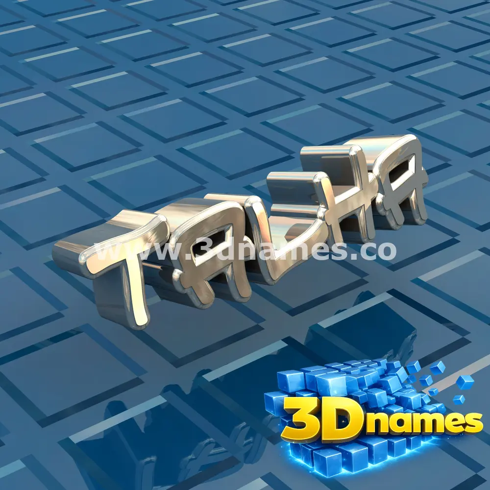 talha in Blue Bling style - 3D name wallpaper