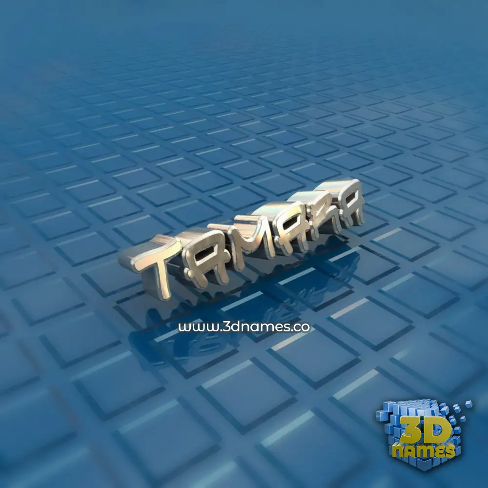 tamara in Blue Bling style - 3D name wallpaper