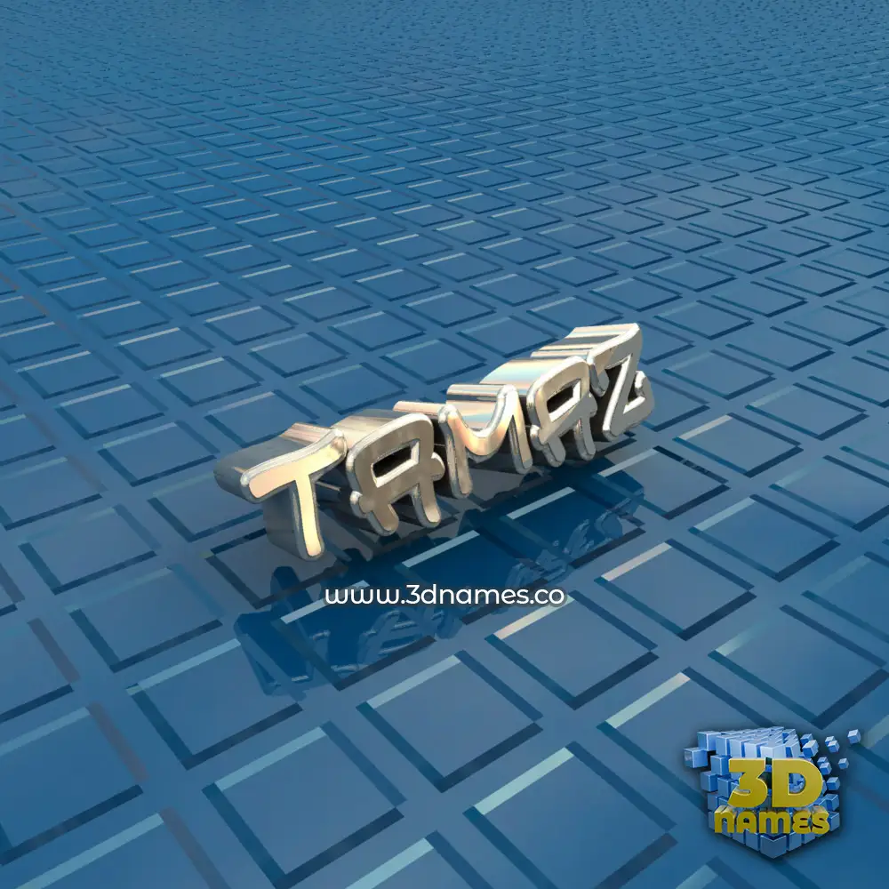tamaz in Blue Bling style - 3D name wallpaper